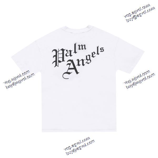 パーム エンジェルス 存在感◎ 2020秋冬 カラーチョウ字母プリント半袖Tシャツ スーパーコピー 代引 2色可選
